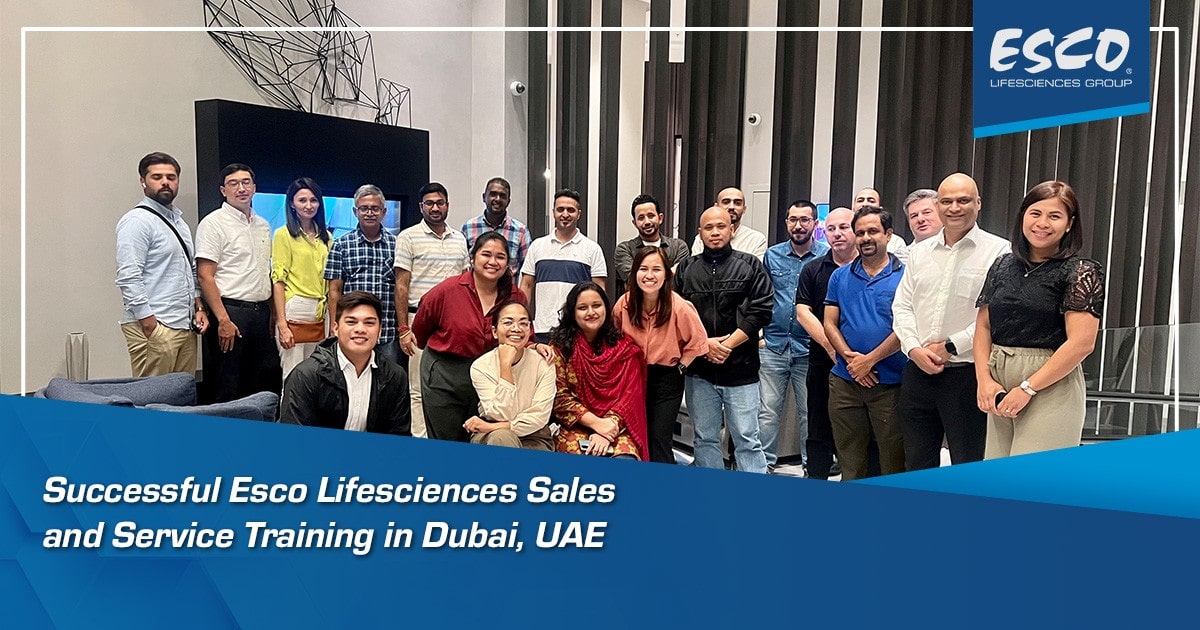 Successful Esco Lifesciences Sales and Service Training in Dubai, UAE